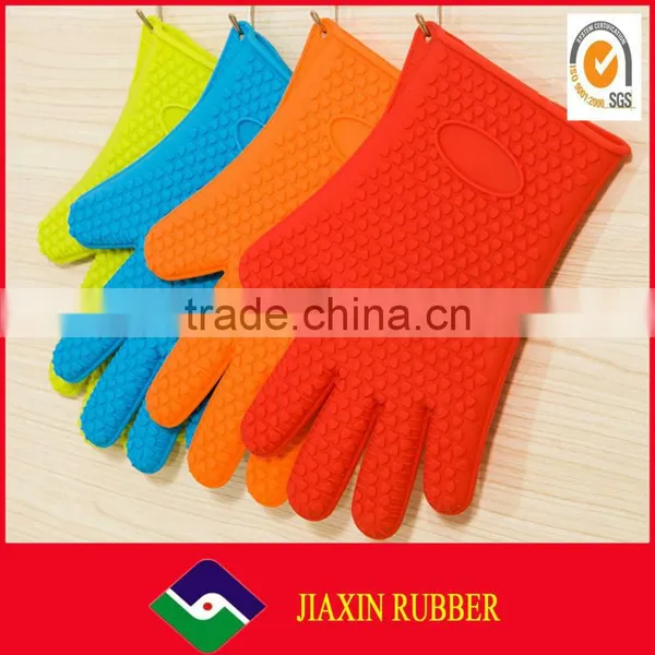 Hand Gloves, Silicone Bbq Baking Gloves, Kitchen Tool With Finger Oven Gloves photo-5