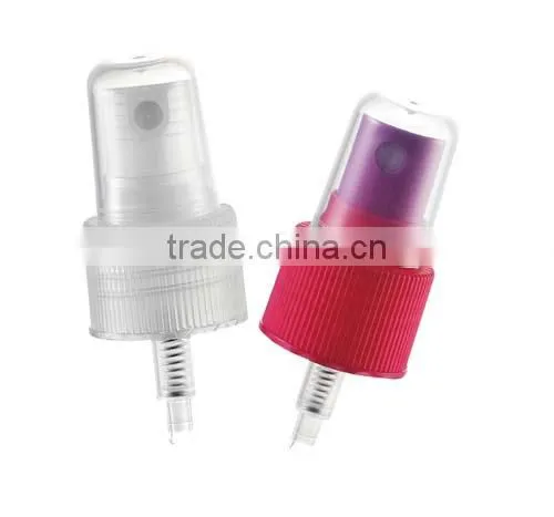 Plastic Finger Sprayer With Domed Flat RIbbed Smooth Collar Cap photo-3