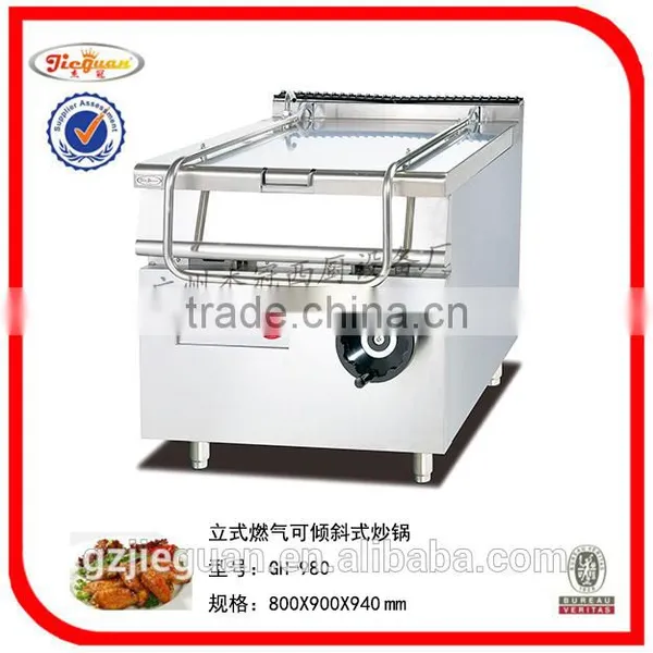 Stainless Steel Gas Griddles(half Flat and Half Groove) With Cabinet(GH-986) photo-3