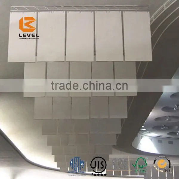 Golden Supplier Sound Absorbing Fiberglass Ceiling Panel Fiberglass Absorbing Ceiling Tiles For Wholesale photo-2