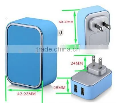 2015 Universal CE ROHS Pass 1A/2.4A Output Mobile Phone Travel Adaptor/USB Car Charger photo-4