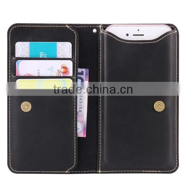 Flip PU Leather Handbag With Wallet Mobile Phone Bag For IPhone 7 Leather Holster photo-5