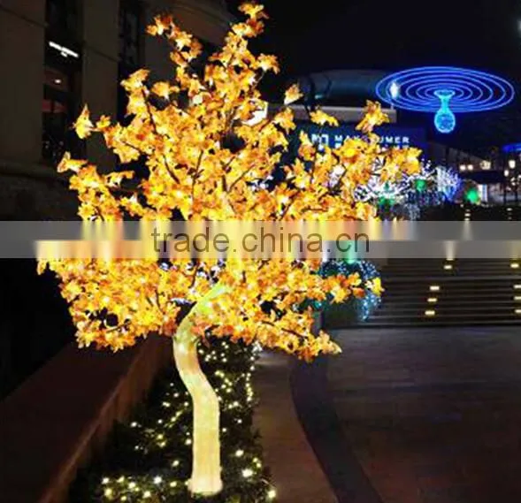 Home Garden Decorative 150cm Height Outdoor Artificial Red Flashing LED Solar Lighted up Trees EDS06 1415 photo-2