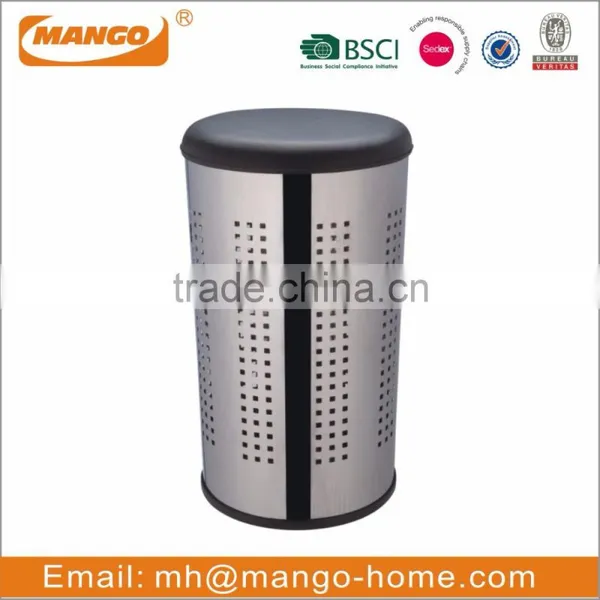 Cone Plastic Bottom Colorful Metal Laundry Bin photo-4