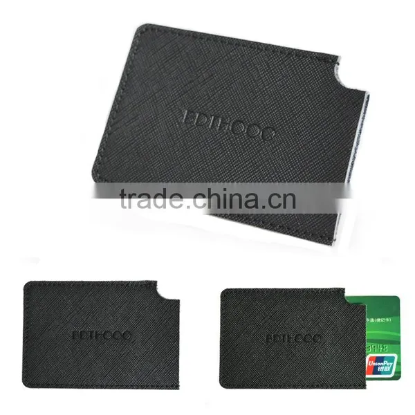 Custom Portable Card Holder/ Leather Card Holder Wallet From Italy photo-2
