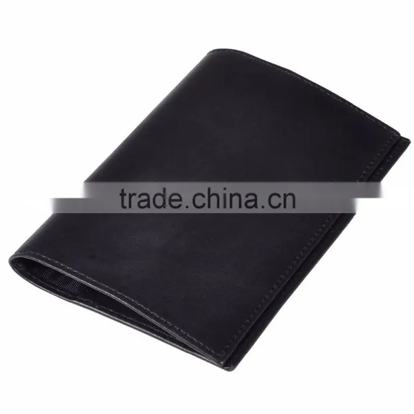 Best Brand Good Quality Genuine Leather RFID Blcoking Travel Passport Cover photo-5