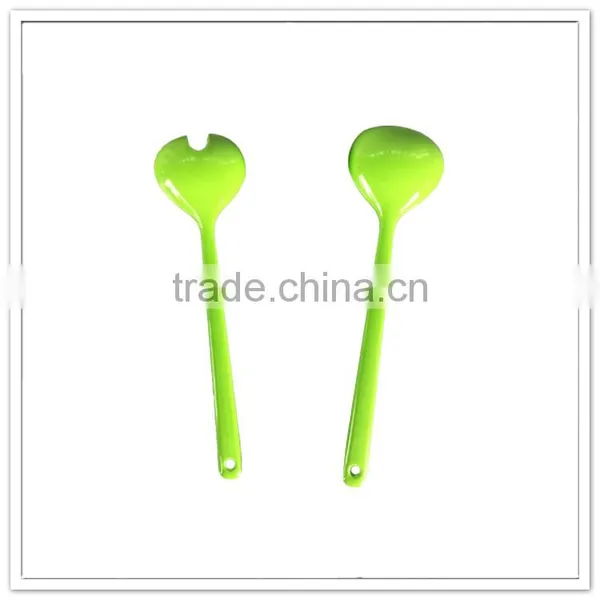 16.3cm Restaurant Black and Red Soup Spoon, Two Tone Melamine Spoon Kitchenware photo-5