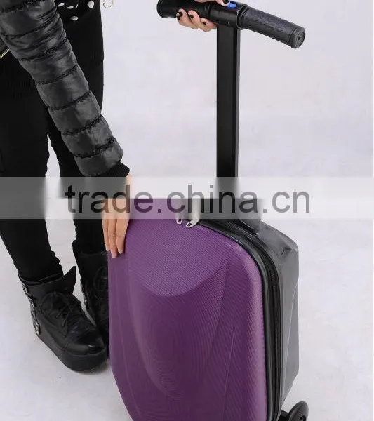 2015 Hot Sale Trolley Luggage / Multi-funcation Scooter Suitcase photo-4