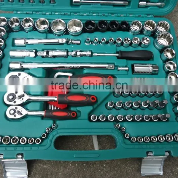High Quality 150 Pcs 1/4" 3/8" 1/2" Socket Wrench Tools Set photo-4