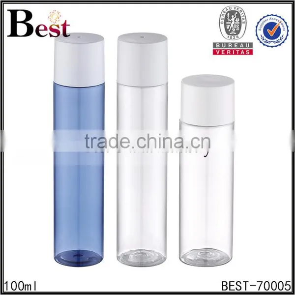 2017 Hot New Products Cosmetic Lotion Plastic Cap Clear Empty 100ml Plastic Bottle Wholesale photo-5