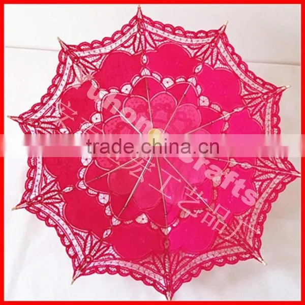 Vogue New Inventions Lace Wedding Lace Parasol Umbrella photo-6