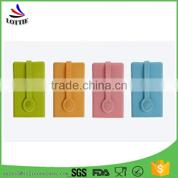 High Quality Promotional Portable Silicone Key Bag Flexible Silicone Card Case Fashion Key Holder Wallet photo-4