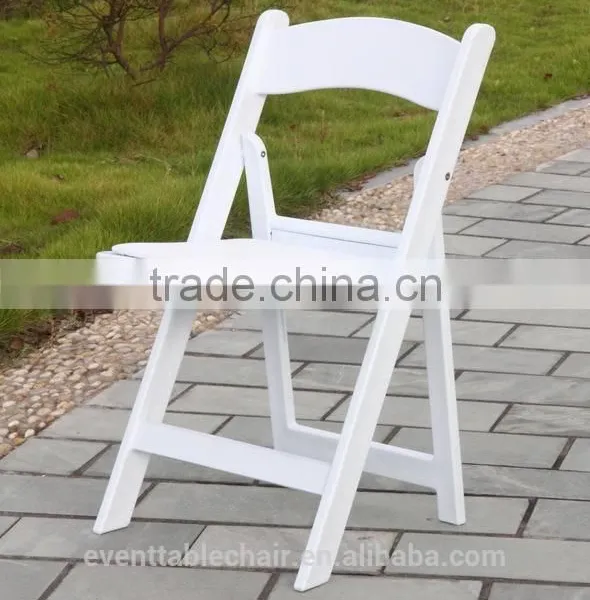 Outdoor Plastic Chair Resin Folding Chair for Wedding Rental photo-2
