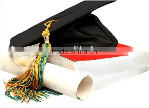 Wholesale Best Quality Black Graduation Caps and Gowns For School photo-4