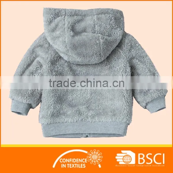 Infant Coral Fleece Cutie Jackets Baby Boys Apparel photo-3