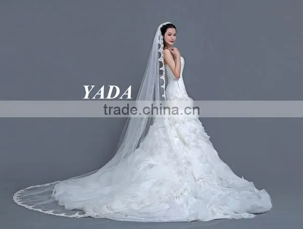 Latest Style Lace and Beaded Embroidery Plus Size Wedding Dress photo-2
