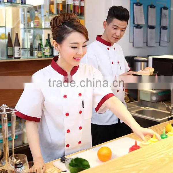 Custom Bakery Uniforms,polyester/cotton Bar Chef Uniform,restaurant Uniforms Wholesale photo-3