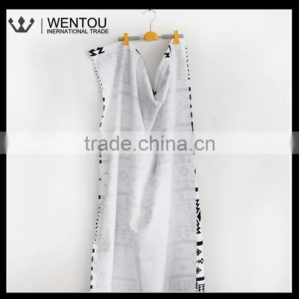 Unique Geometric Pattern Cotton Bath Towel photo-2