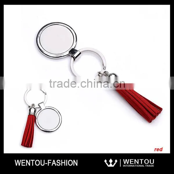 Vintage Gift Monogram Tassel Preppy Keychain photo-2