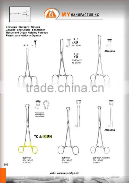 Tissue and Organ Holding Forceps photo-2