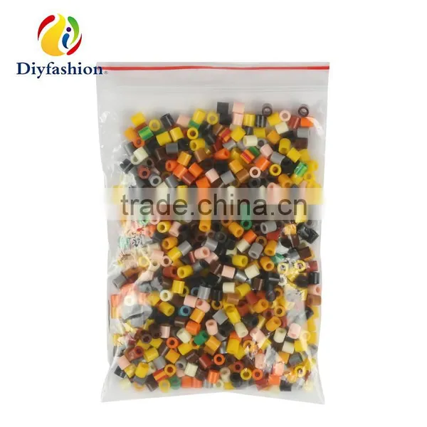 Diyfashion 5mm Hama Perler Fuse Beads the Slice of Pizza Set With Puzzle Iron Paper and Twezzer Hama Beads Toys for Kids 18022 photo-3