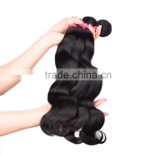 Xuchang Factory Hot Sale Natural Color Body Wave 100% Human Malaysian Virgin Hair photo-6