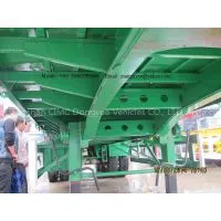 Tri-axle Flatbed Trailer With 12 Units Container Locks photo-2