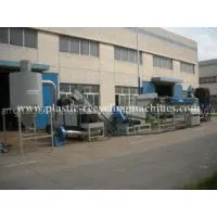 Washing, Dewatering, Drying PP / PE Film Recycling Line Waste Plastic Recycling Machine