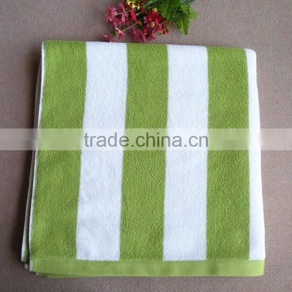 100% Combed Cotton Striped Bath Towels photo-4