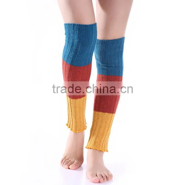 1 Pair Chic Womens Crochet Knit Leg Warmers Cuffs Toppers Boot Socks photo-2