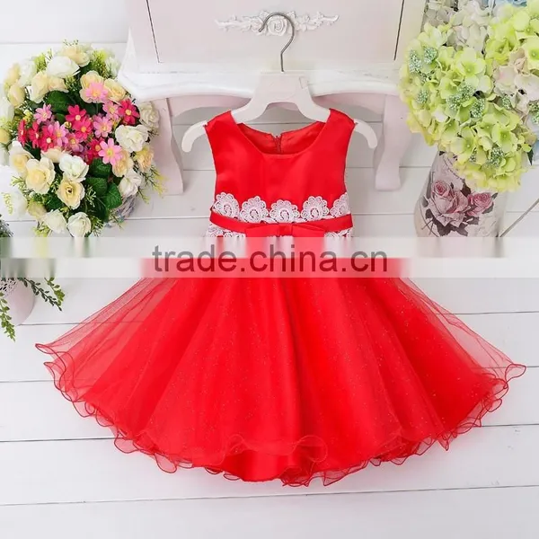 2017 Girls Party Dress Fashion Christmas Dress