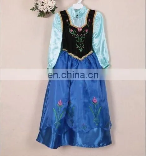Frozen Elsa Anna Dress Cosplay Costume Wholesale photo-5