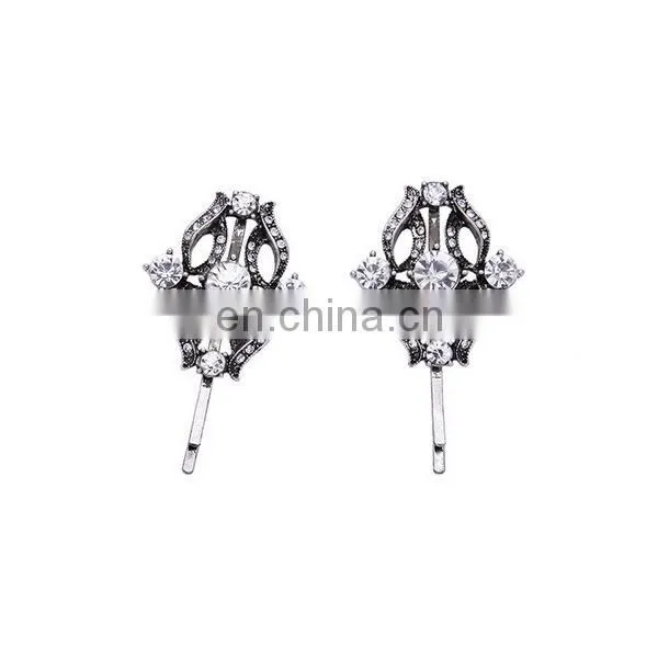 Hot Selling Jewelry Hair Clip With Clear Crystal photo-2