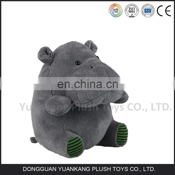 New Design Hot Sale Custom Animal Plush Hippopotamus Toy for Kids photo-2