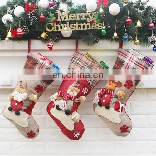 Christmas Festival Custom Unique Knit Personalized Holiday Christmas Stocking photo-2