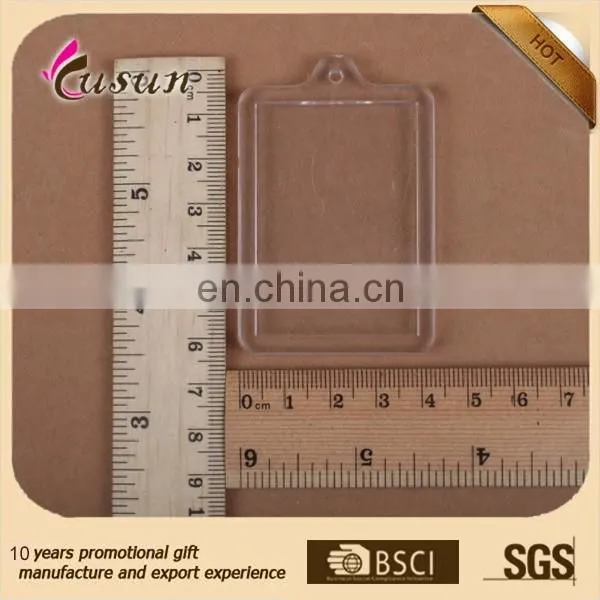 High Quality Souvenir Blank Plastic Acrylic Photo Keychain Keyring photo-2