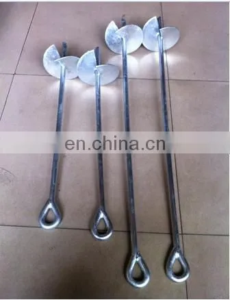 HDG Forged Earth Screw Helical Anchor Pile photo-3