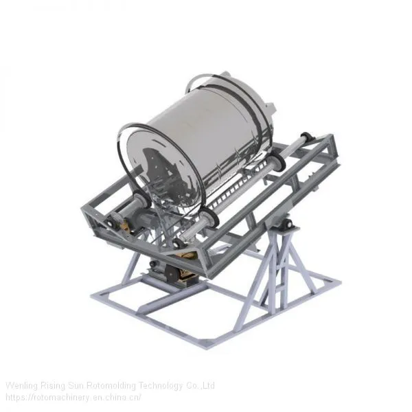 Rising Sun Plastic Water Tank Rock n Roll Rotomolding Machine for Sales photo-2