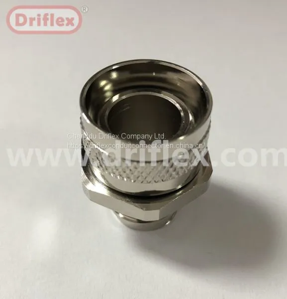 Driflex Swivel Cable Conduit Fitting Brass Silver Nickel Fitting photo-3