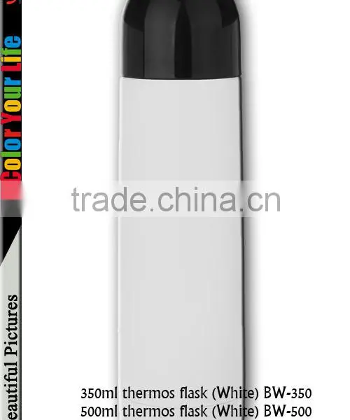 New Coming Blank Silver Color Sublimation Printing Thermos Flask photo-5