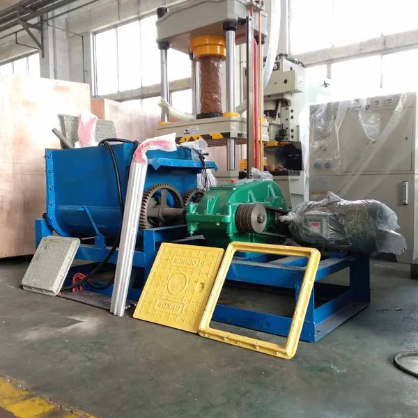 SMC BMC Manhole Cover Molding Machine Heat Forming Hydraulic Press 200 Ton photo-3