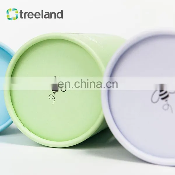 Colored Logo Honey Spoons Paper Tube Cardboard Tube Cylinder Boxes photo-4