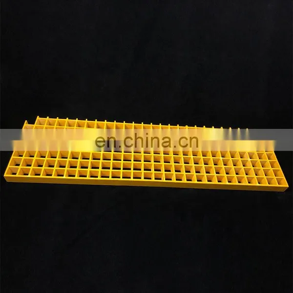 38*38mm Non Slip Fire Resistant Grp Trench Drain Grating Cover Platform photo-2
