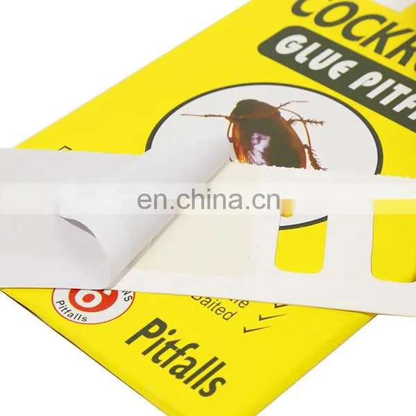 6 Traps Packing Cockroach Glue Pitfall/cockroach Traps Roach Pest Type Super Glue Trap of Cockroach photo-4