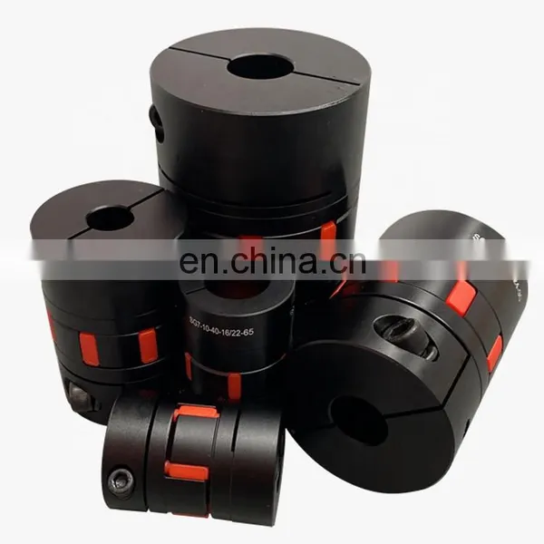 Aluminum Clamp Style Standard Flexible Elastic Rubber Spider Star Jaw Shaft Coupling for Machinery photo-5
