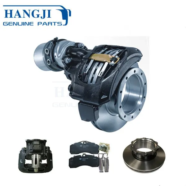 Chinese Buses Spare Parts Bus Disc Brake System Caliper Brake Pad and Brake Rotor