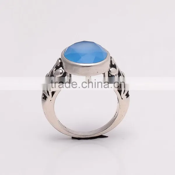CHALCEDONY RING ,925 Sterling Silver Jewelry Wholesale,WHOLESALE SILVER JEWELRY,SILVER EXPORTER, photo-3