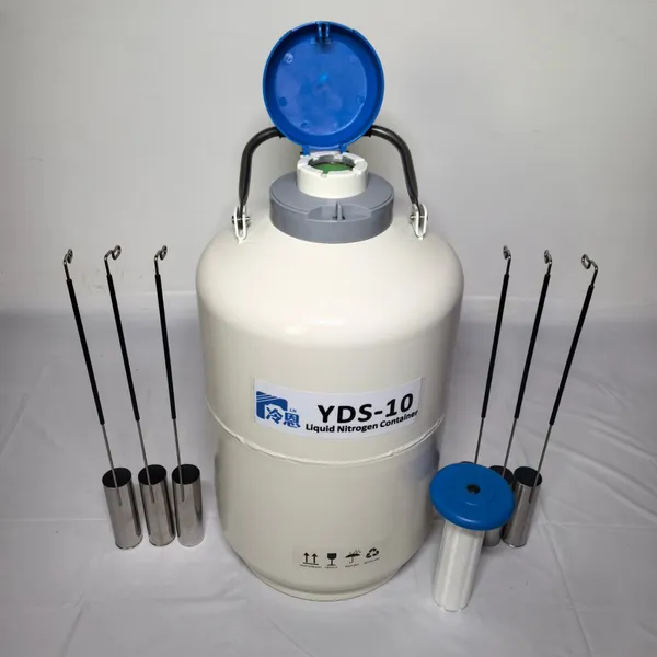 High-Performance Liquid Nitrogen Tank Yds10-210 for Frozen Sperm Storage photo-3