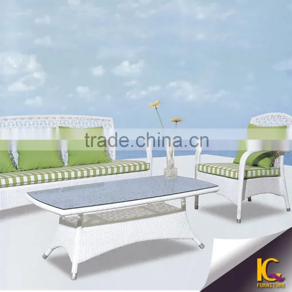 Outdoor Sofa Seat Cheap Poly Ethylene Rattan Sofa Garden Sofa photo-6