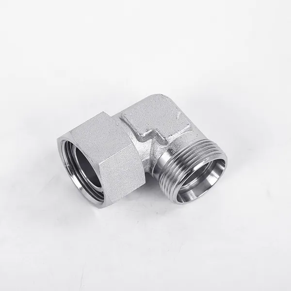 Hydraulic Fitting, H-Type Ferrule Transition Fitting, Male & Female Thread 90° Elbow (Model: 2D9), Stainless Steel photo-4